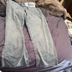 Light Blue women’s Relaxed flar Jeans